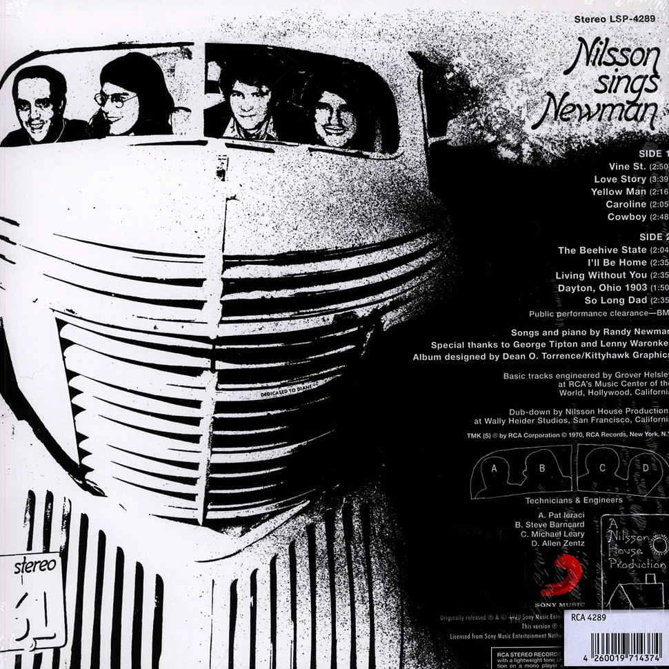 Harry Nilsson - Nilsson Sings newman