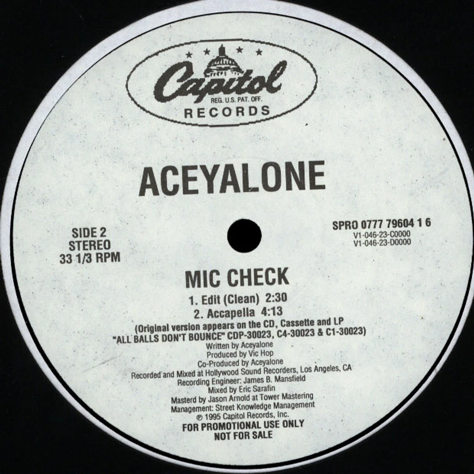 Aceyalone - Mic Check