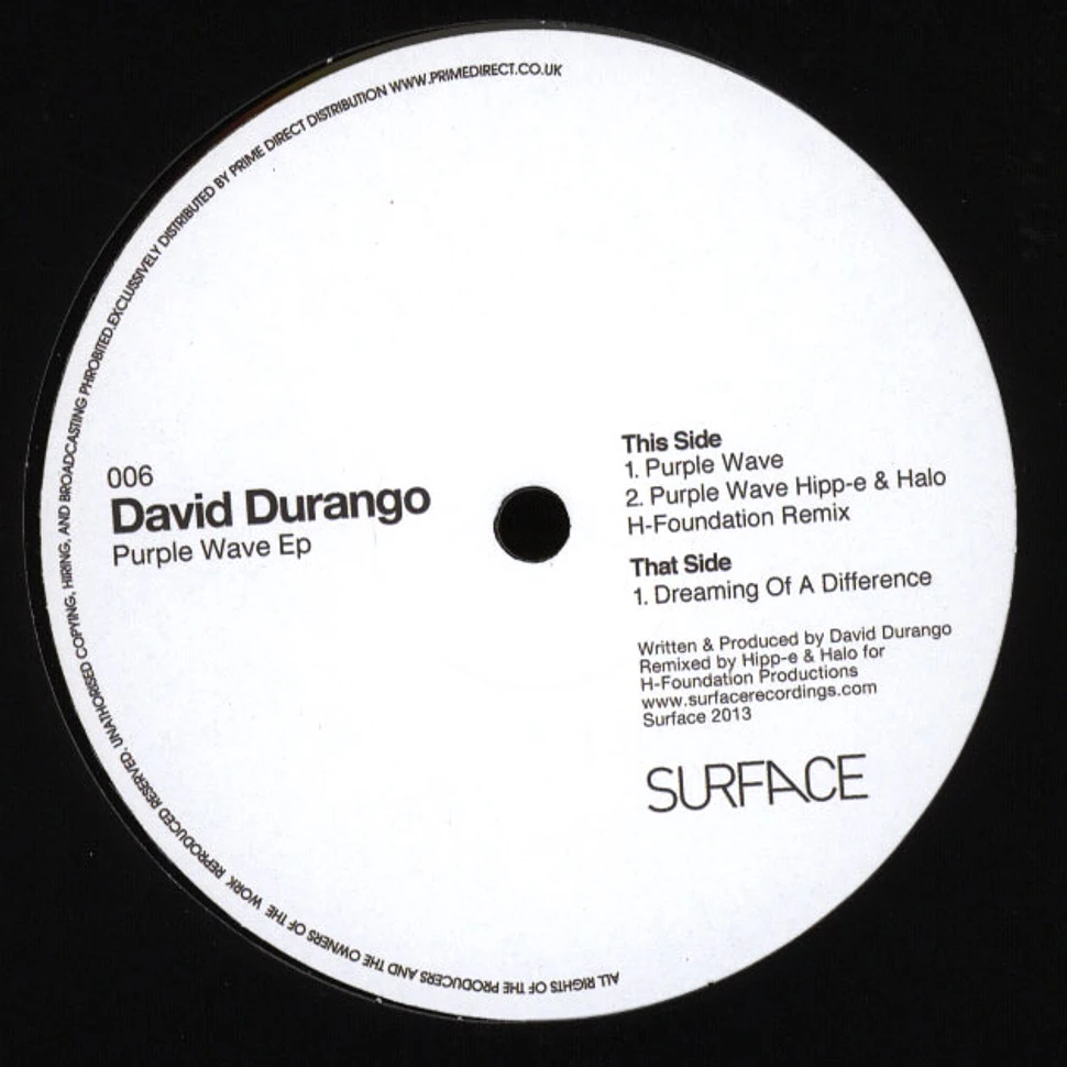 David Durango - Purple Wave EP