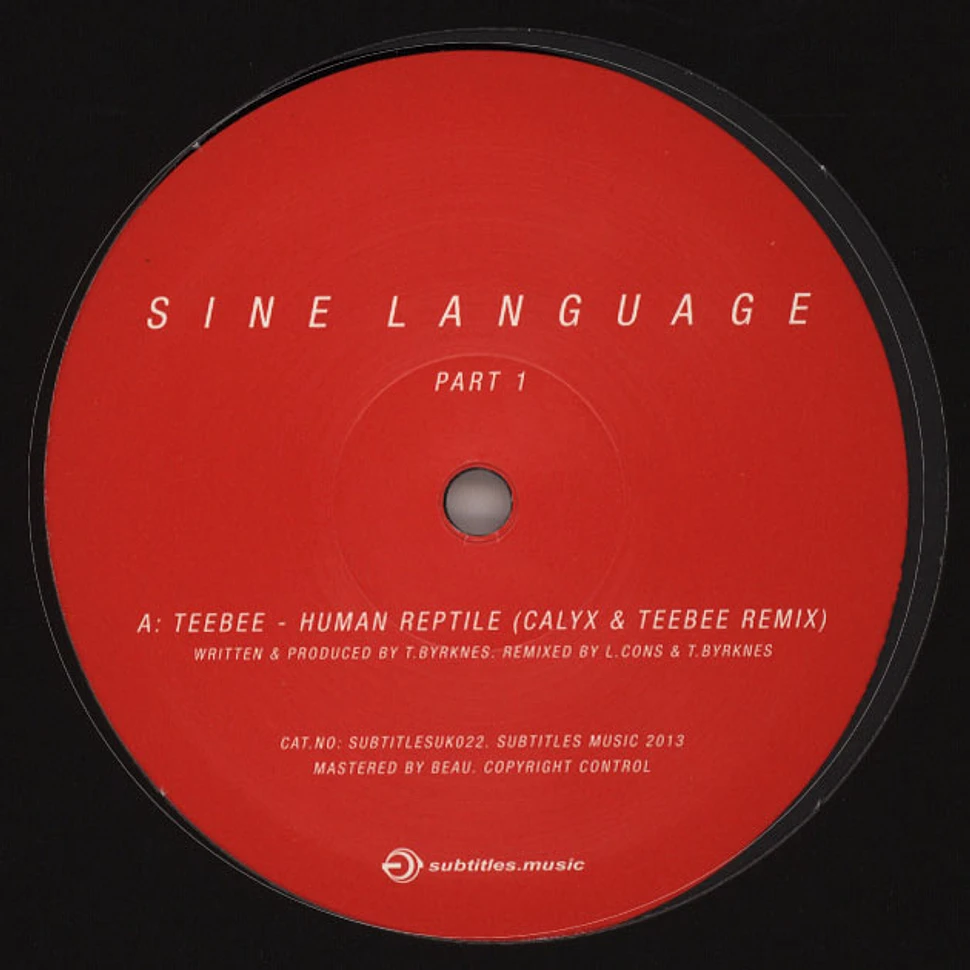 TeeBee / Stealth - Sine Language Part 1