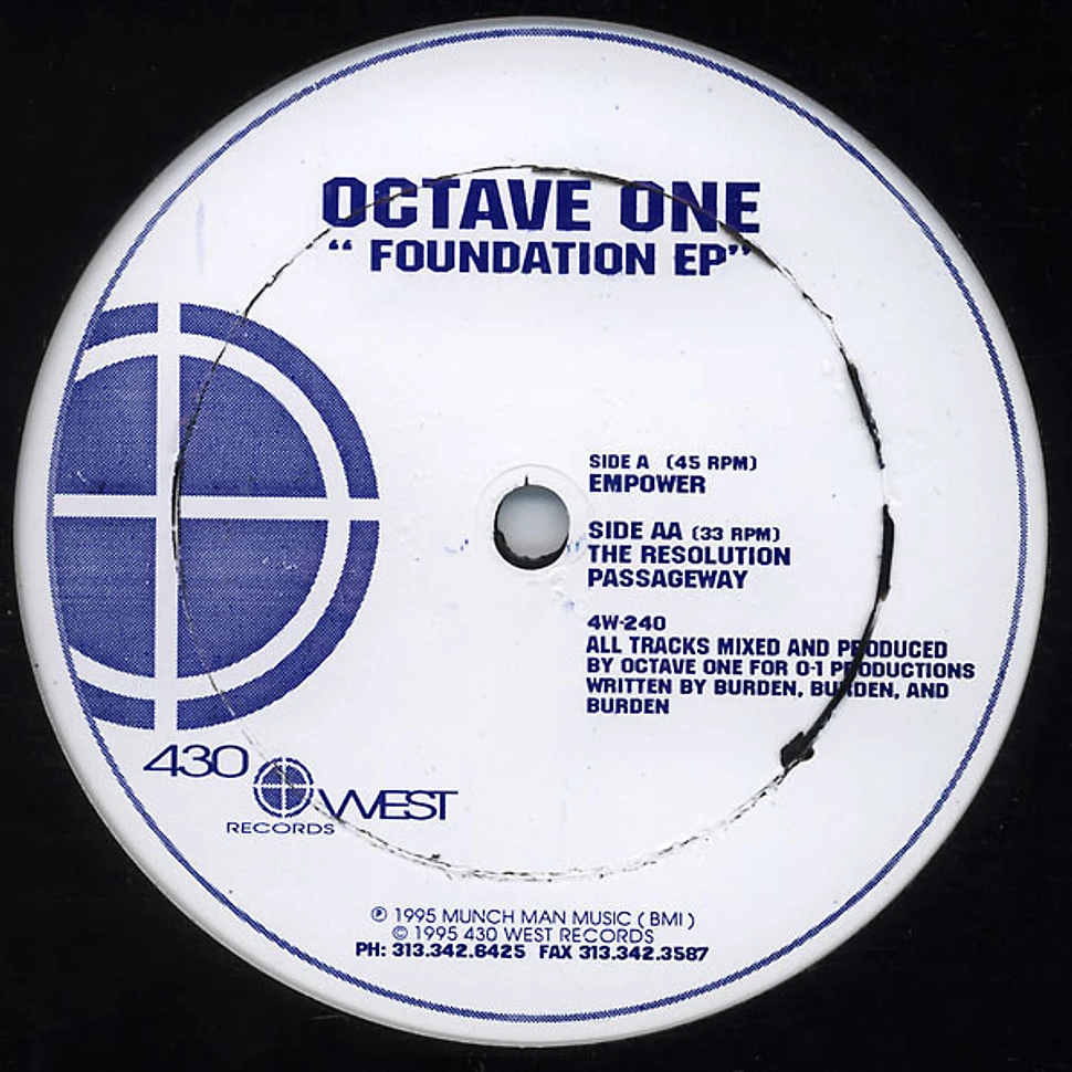 Octave One - Foundation EP