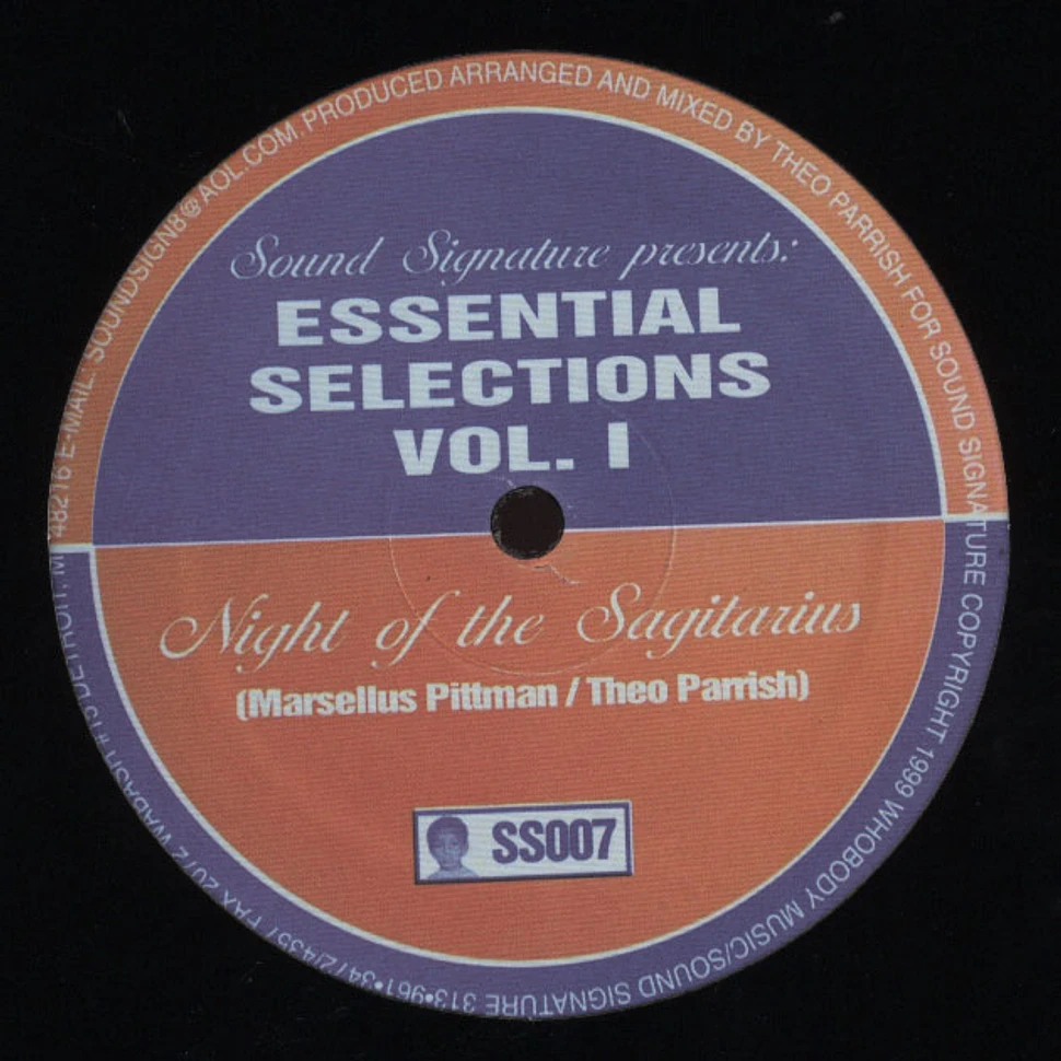 Theo Parrish & Marcellus Pittman - Essential Selections