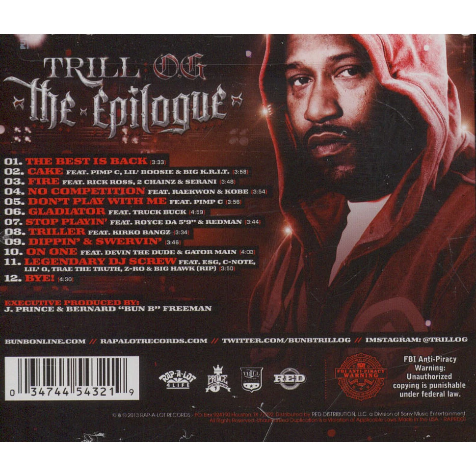 Bun B - Trill O.G. - The Epilogue