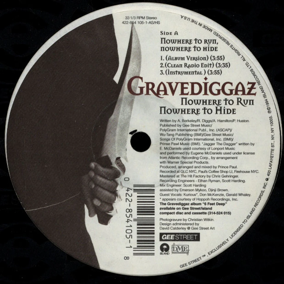 Gravediggaz - Nowhere To Run, Nowhere To Hide