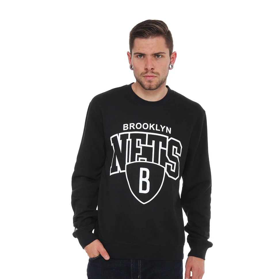 Mitchell & Ness - Brooklyn Nets NBA Team Arch Crew Sweater