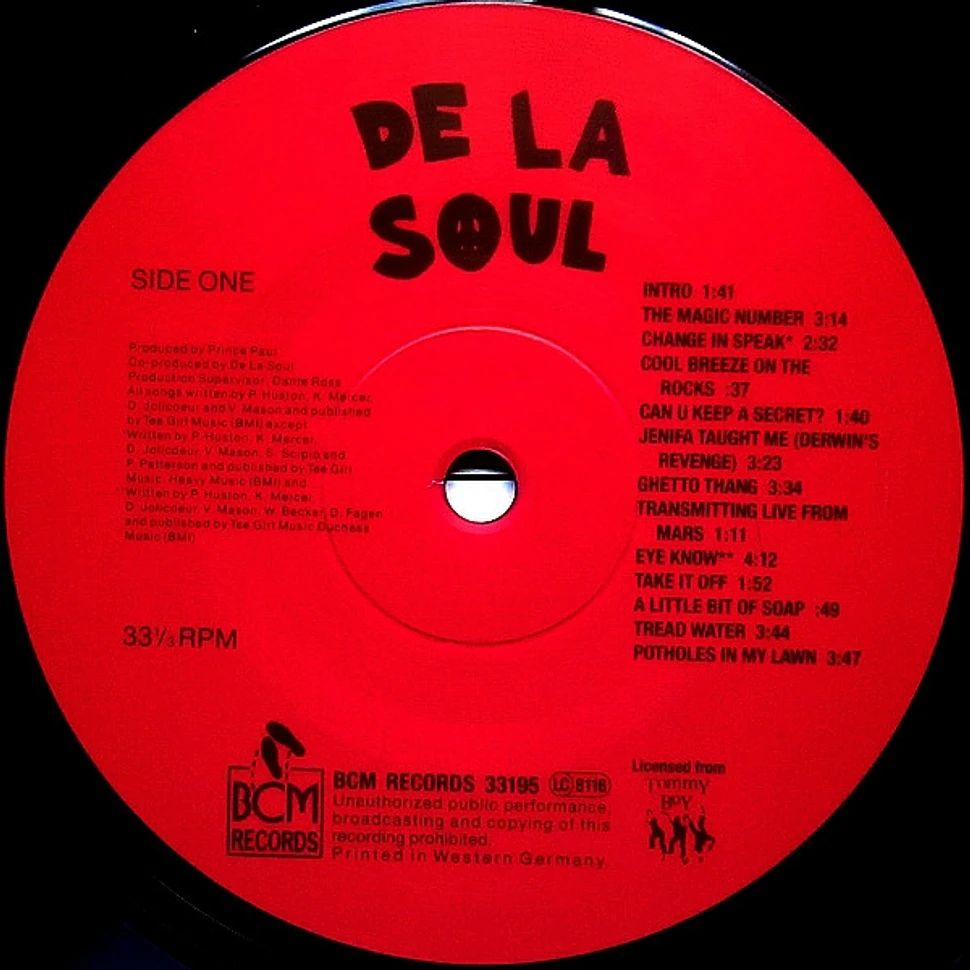 De La Soul - 3 Feet High And Rising