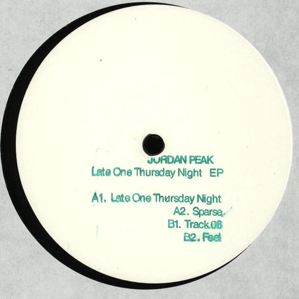 Jordan Peak - Late One Thursday Night EP