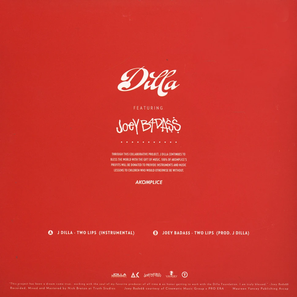 Akomplice x J Dilla x Joey Bada$$ - J Dilla x Akomplice T-Shirt + 7" Single
