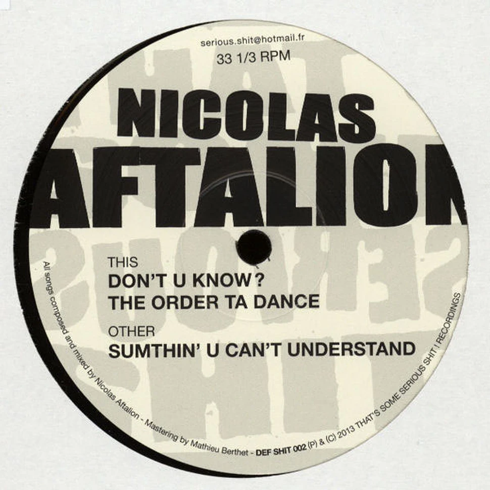 Nicolas Aftalion - Don't U Know?