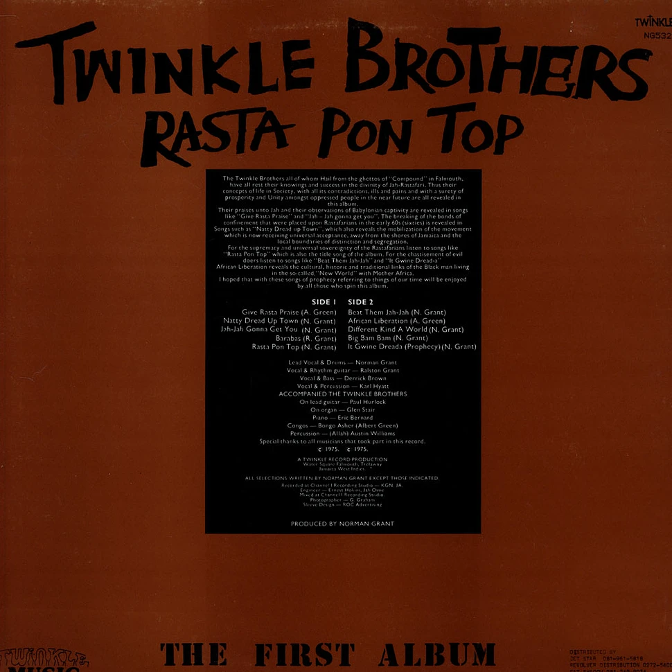 Twinkle Brothers - Rasta Pon Top (The First Album)