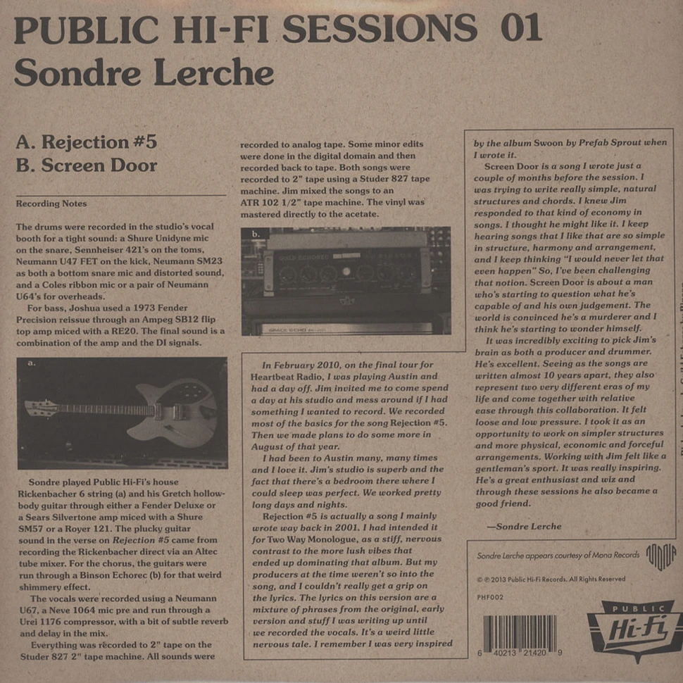 Sondre Lerche - Public Hi-fi Sessions 01