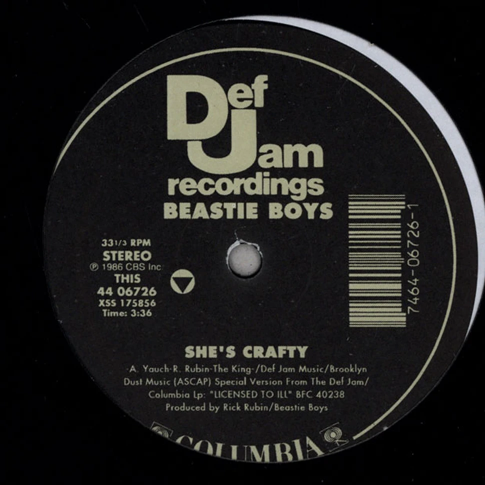 Beastie Boys - She's Crafty / No Sleep Till Brooklyn