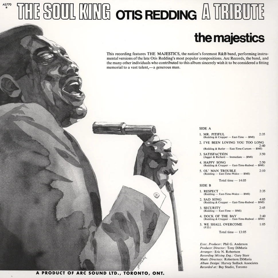 Majestics - Otis Redding The Soul King