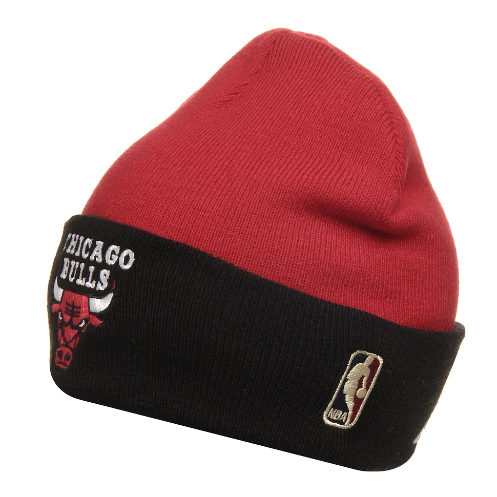 Mitchell & Ness - Chicago Bulls NBA 2 Tone Cuffed Knit Beanie