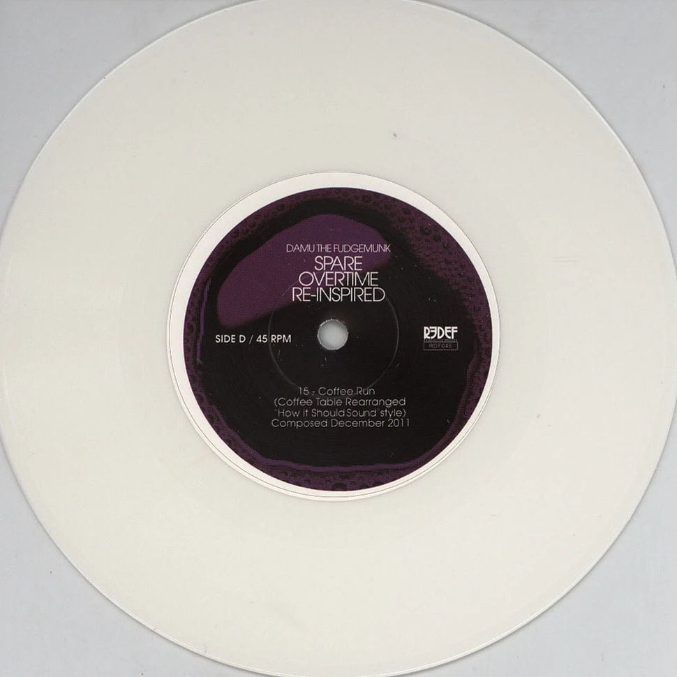Damu The Fudgemunk - Spare Overtime Deluxe Edition