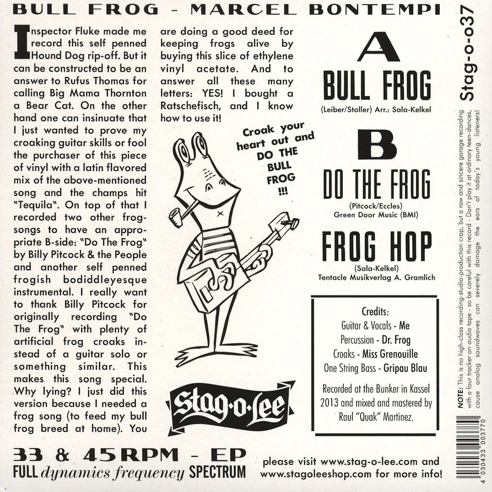 Marcel Bontempi - Bull Frog