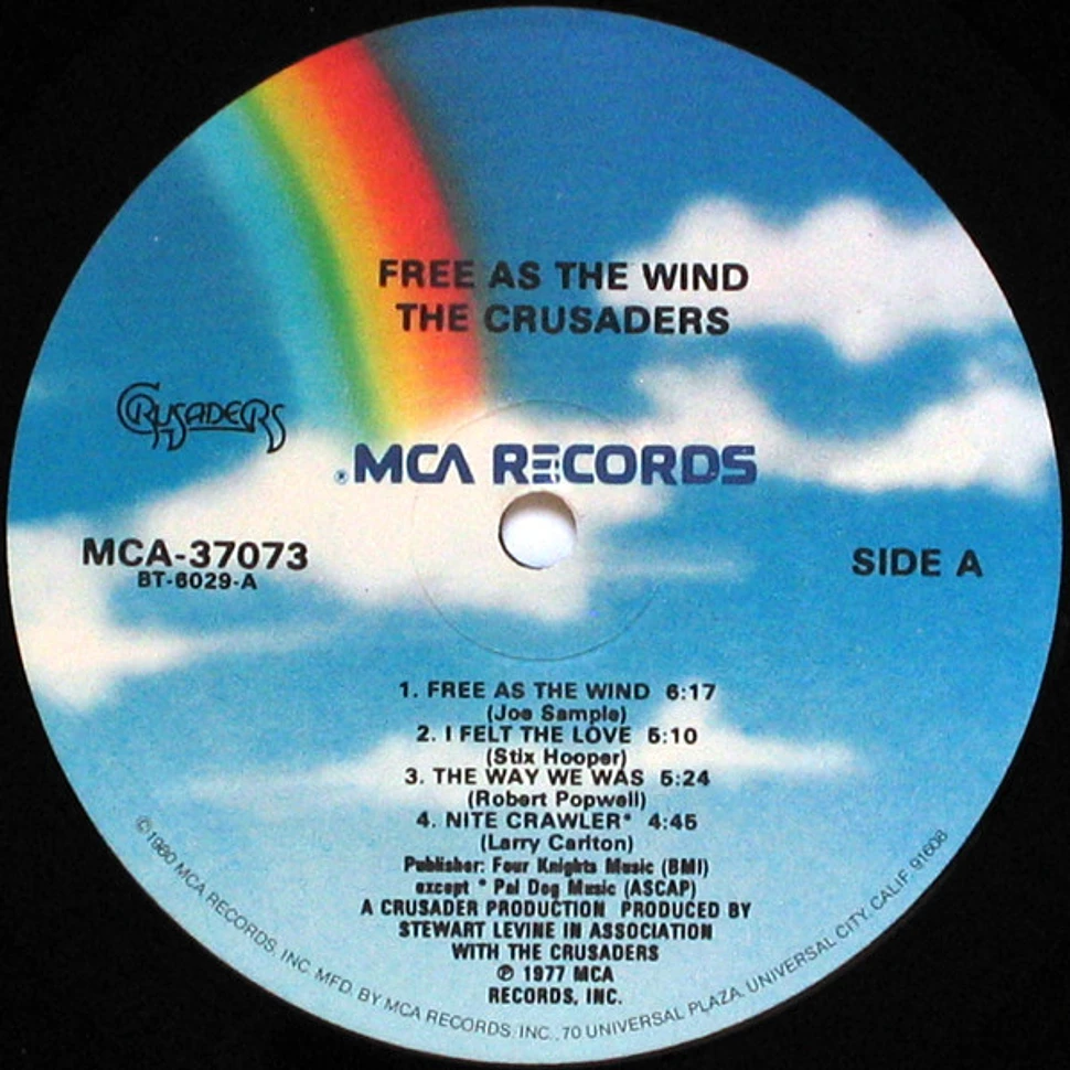 The Crusaders - Free As The Wind