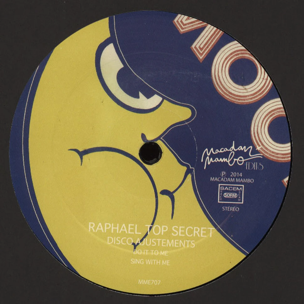 Raphael Top Secret - Disco Ajustements
