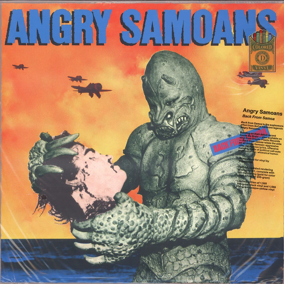 Angry Samoans - Back From Samoa Colored Vinyl Edition