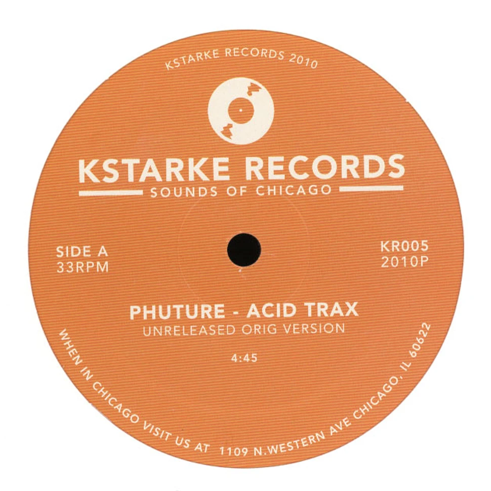 Phuture / Jackmaster Hater - Acid Trax