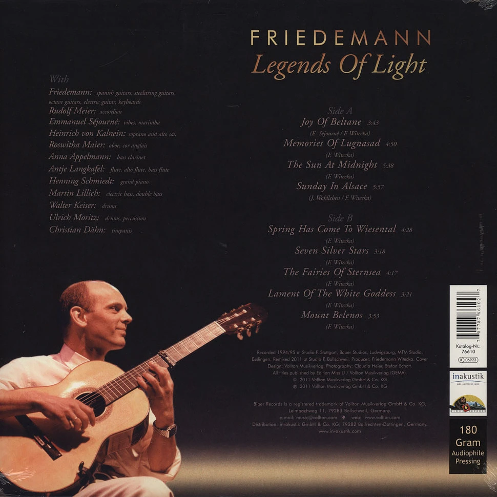 Friedemann - Legends Of Light