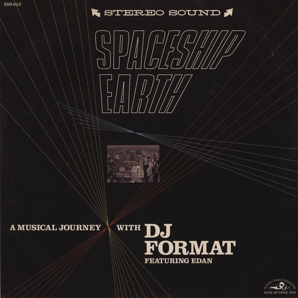 DJ Format - Spaceship Earth Feat. Edan Clear / Black Vinyl Edition