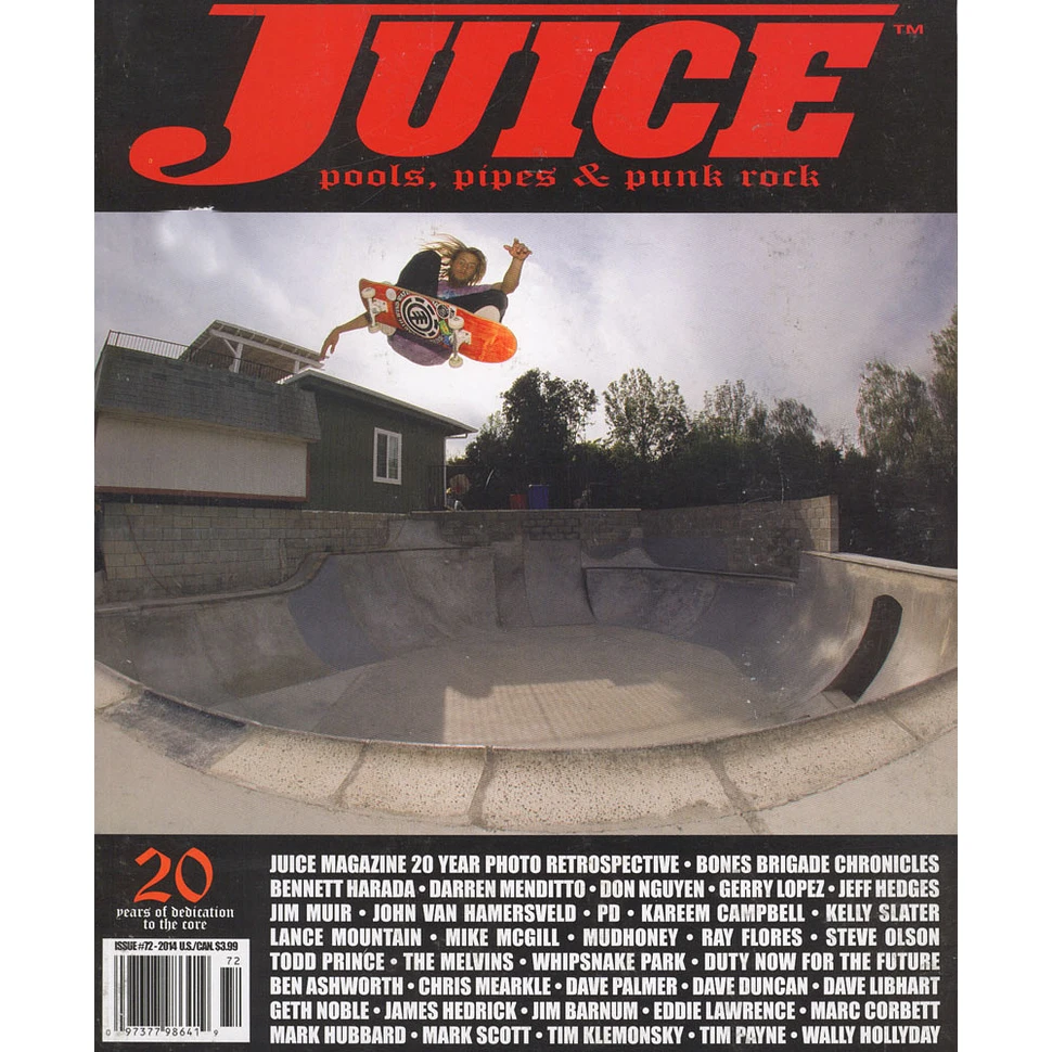 Juice: Pools, Pipes & Punk Rock - 2014 - Issue 72