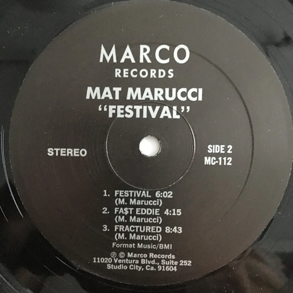 Mat Marucci - Festival