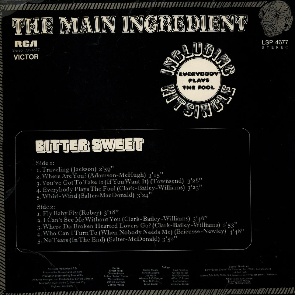 The Main Ingredient - Bitter Sweet