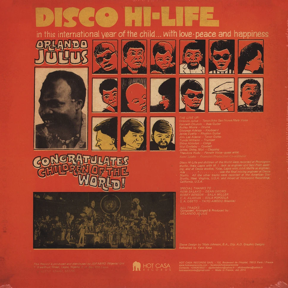 Orlando Julius - Disco Hi-Life