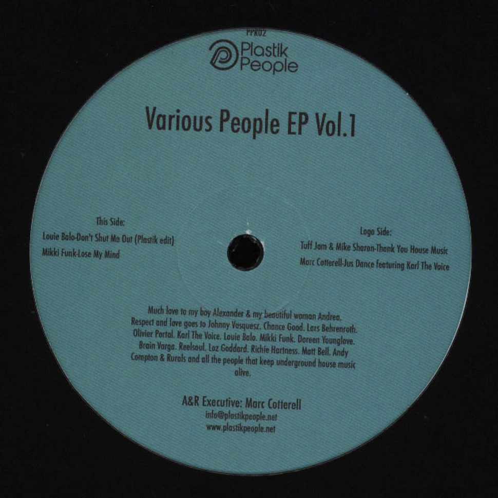 V.A. - Various People EP Volume 1