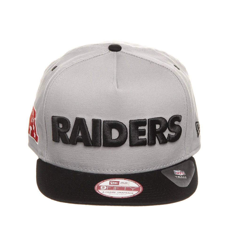 New Era - Oakland Raiders A-Tone Word Snapback Cap