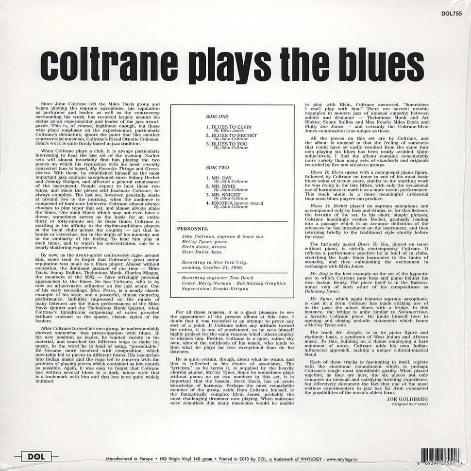 John Coltrane - Plays The Blues