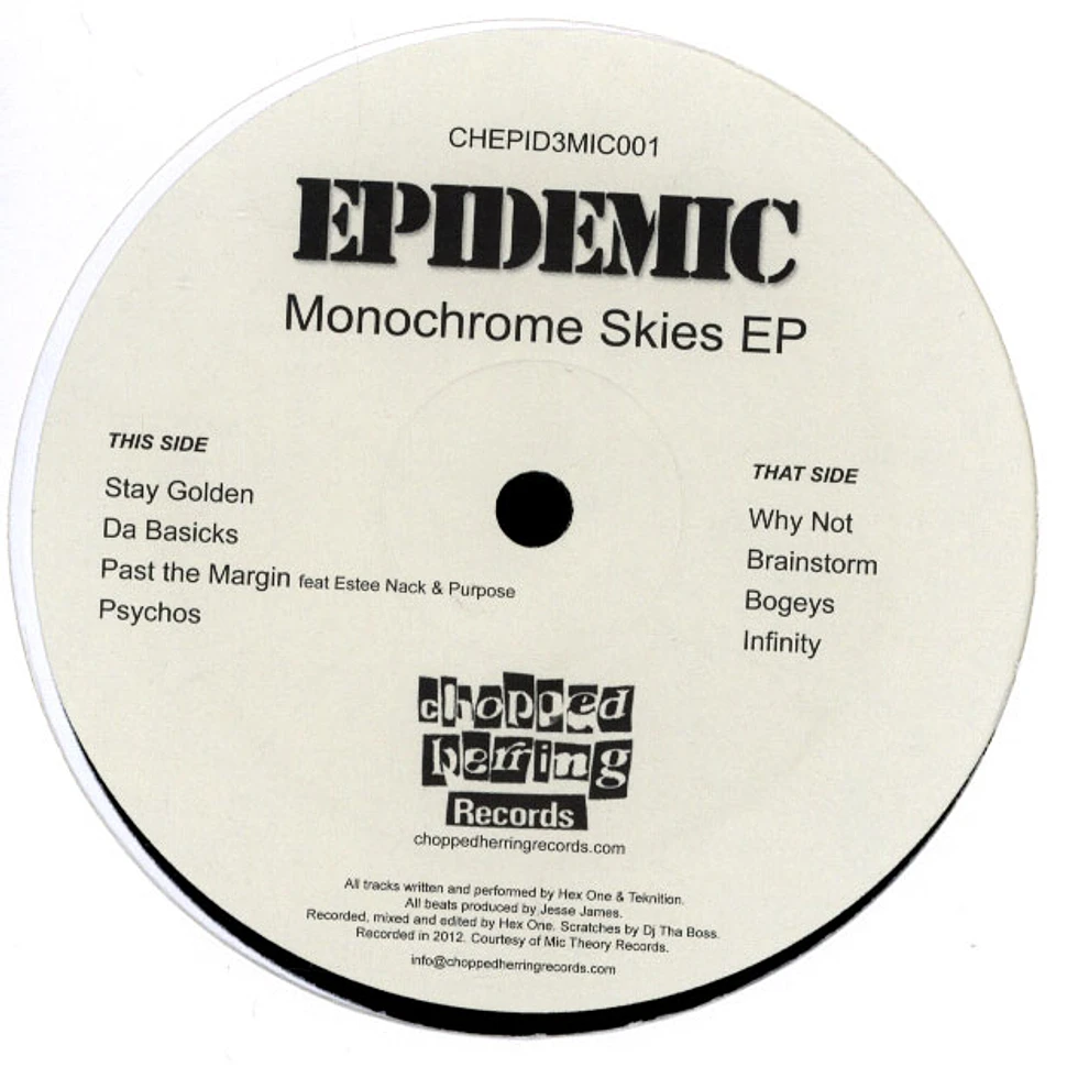 Epidemic - Monochrome Skies EP