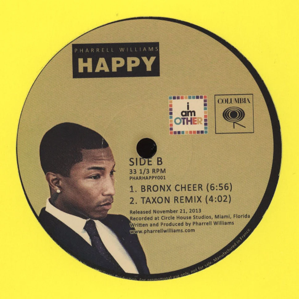 Pharrell Williams - Happy Remixes Clear Vinyl