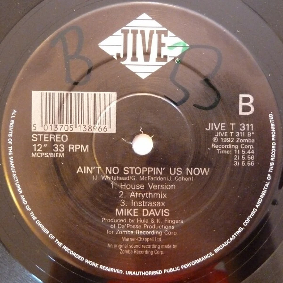 Mike Davis - Ain't No Stoppin' Us Now