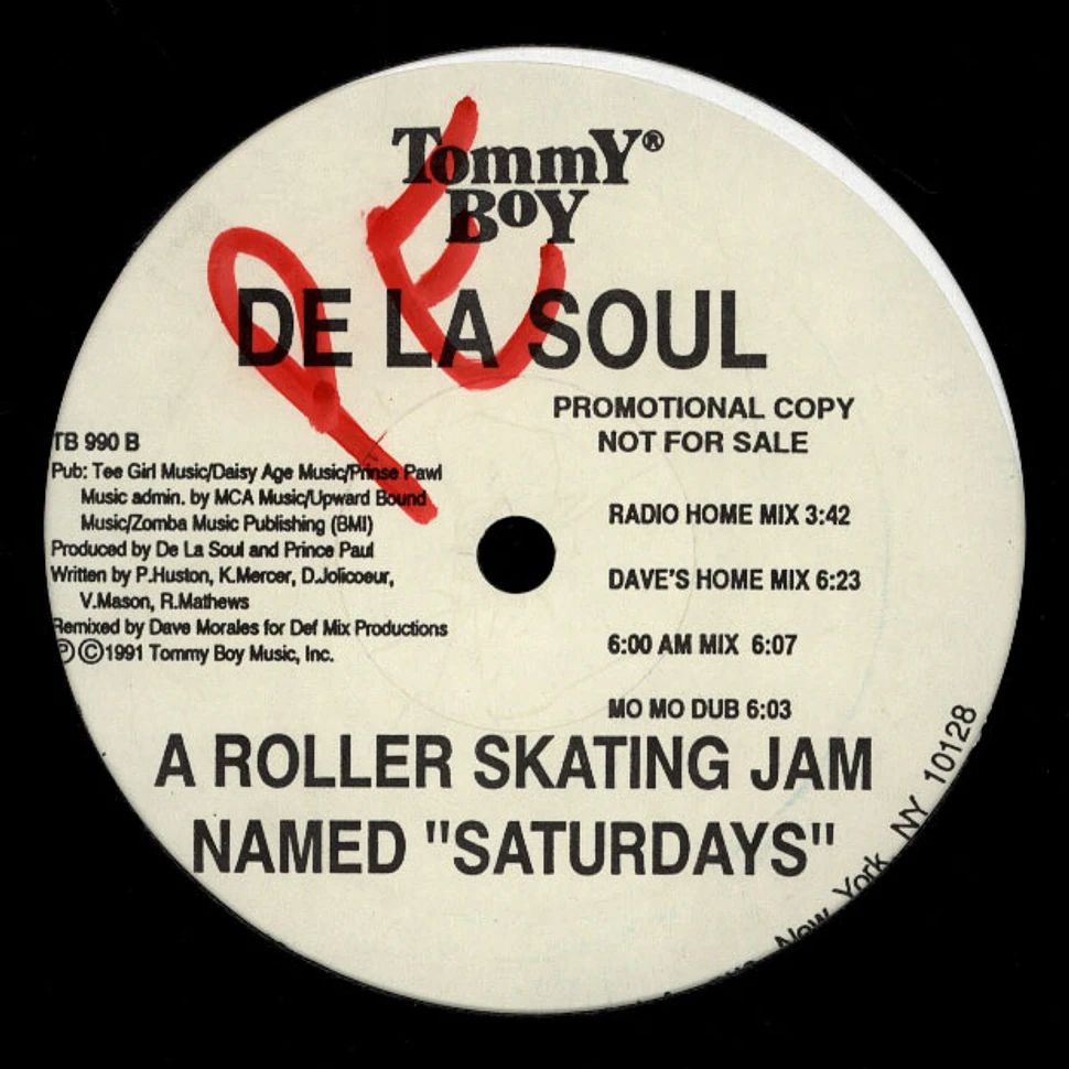 De La Soul - A Roller Skating Jam Named "Saturdays"