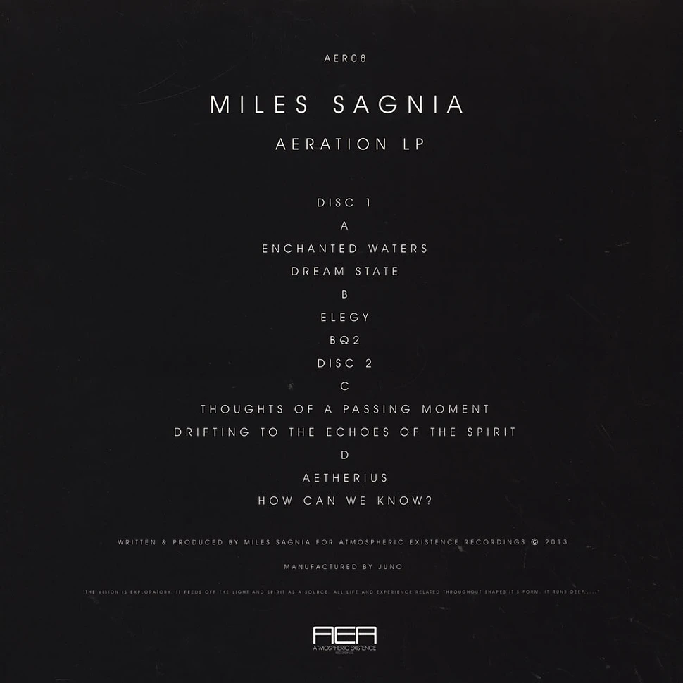 Miles Sagnia - Aeration