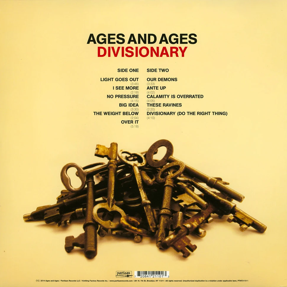 Ages And Ages - Divisionary