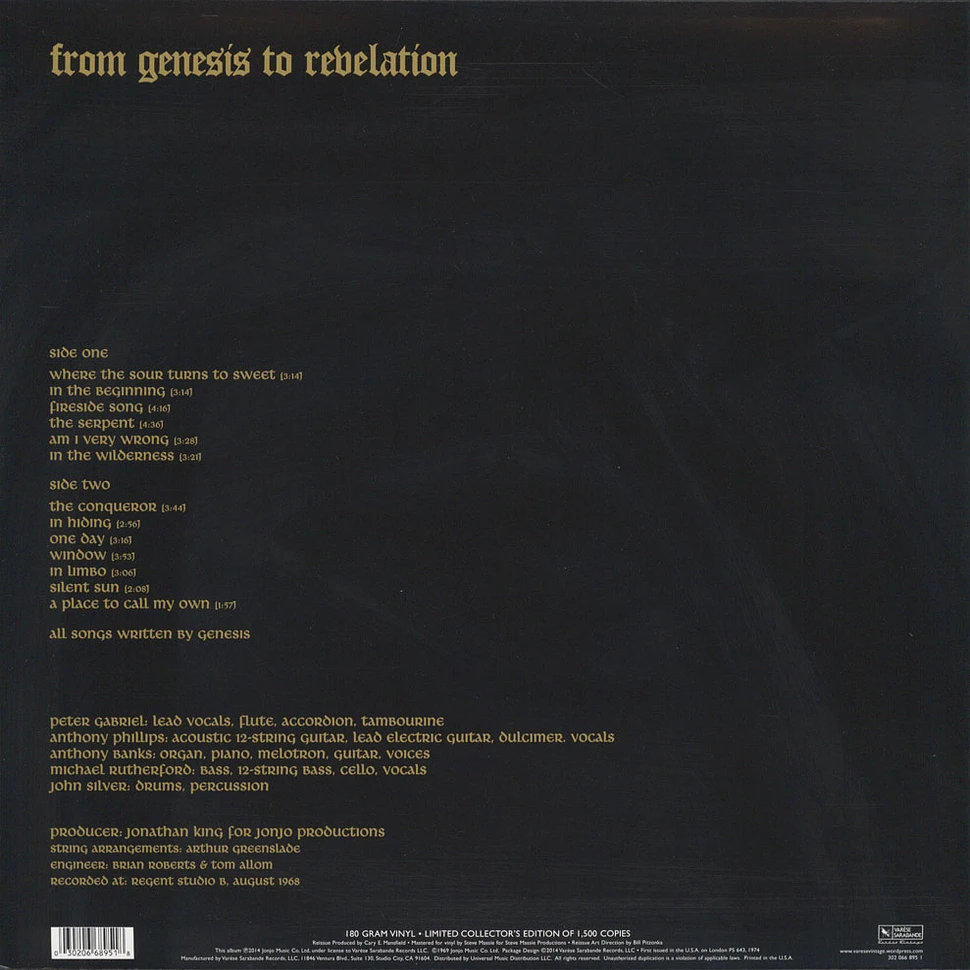 Genesis - From Genesis To Revelation