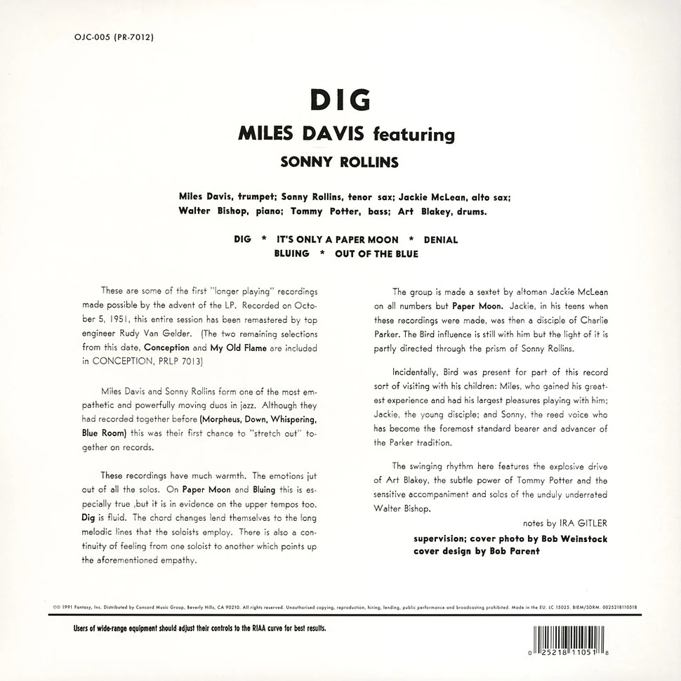 Miles Davis feat. Sonny Rollins - Dig