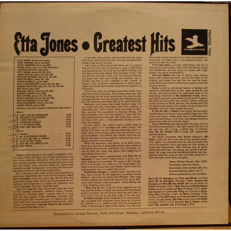 Etta Jones - Greatest Hits