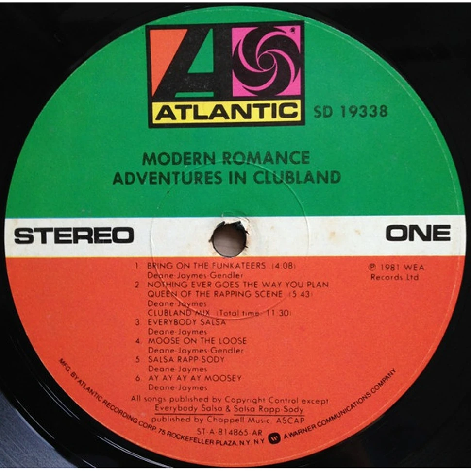 Modern Romance - Adventures In Clubland