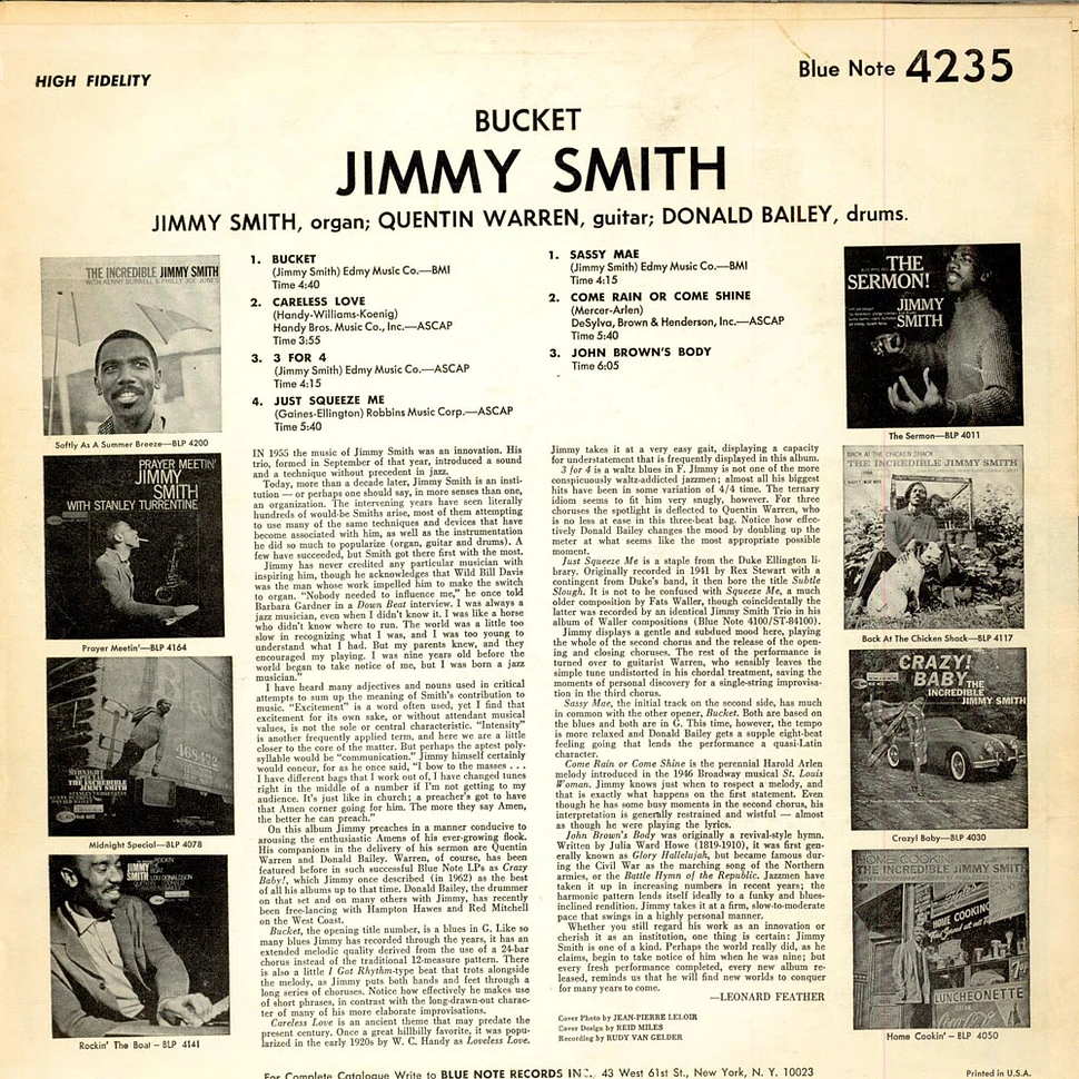 Jimmy Smith - Bucket