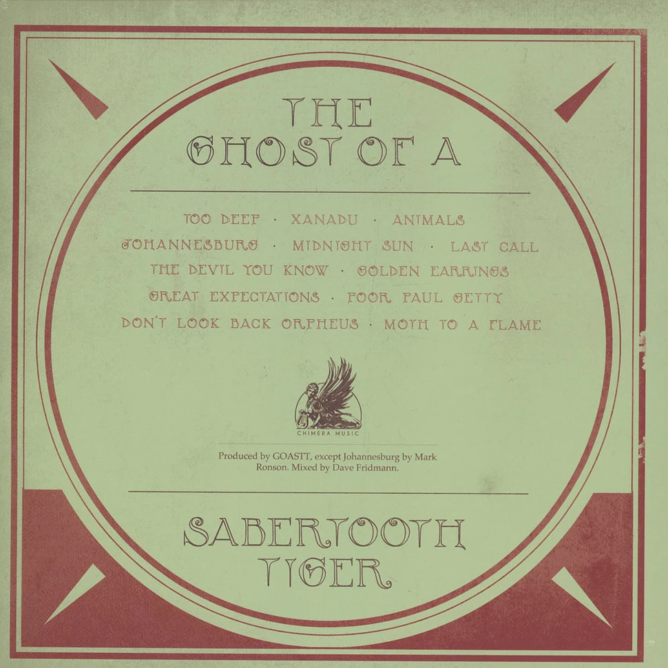 Ghost Of A Saber Tooth Tiger, The (Sean Lennon & Charlotte Kemp Muhl) - Midnight Sun