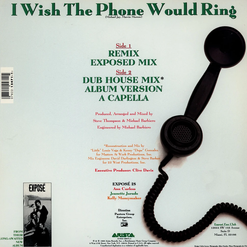 Exposé - I Wish The Phone Would Ring