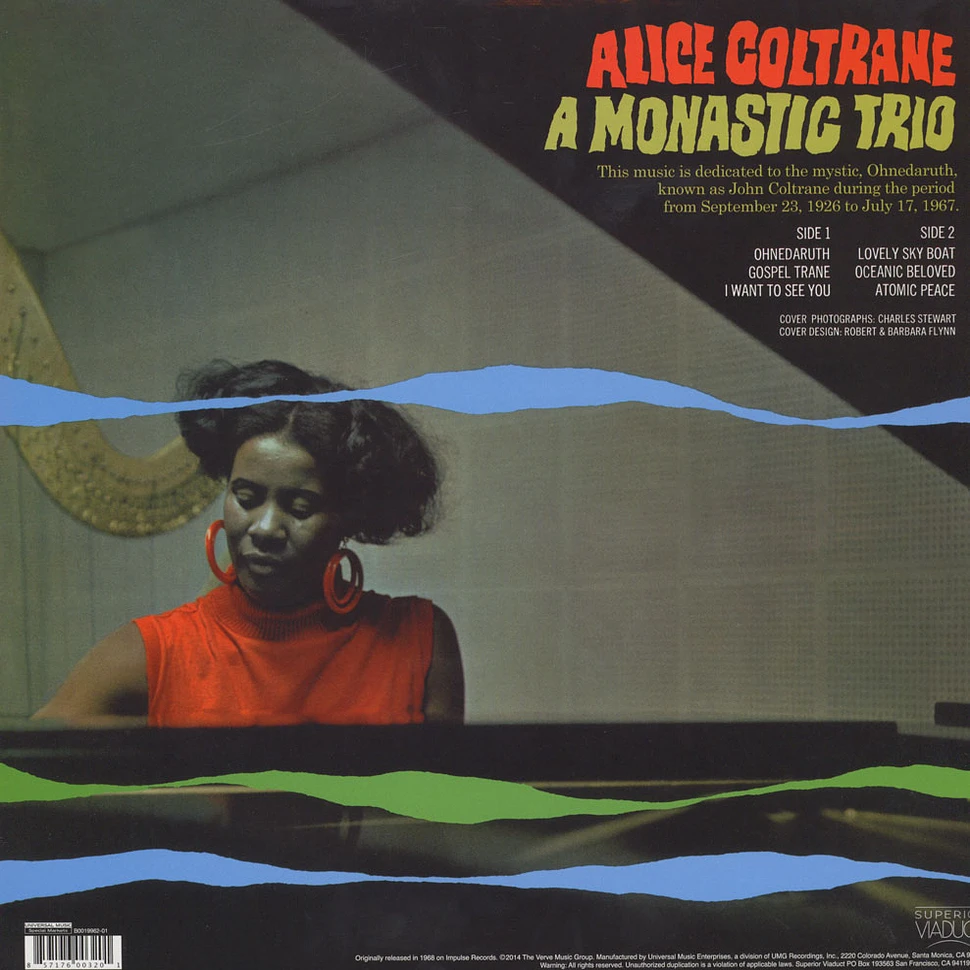 Alice Coltrane - A Monastic Trio