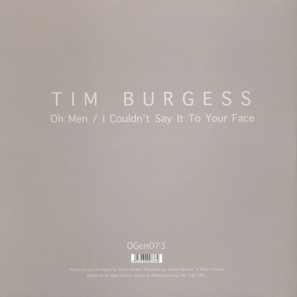 Tim Burgess - Oh Men