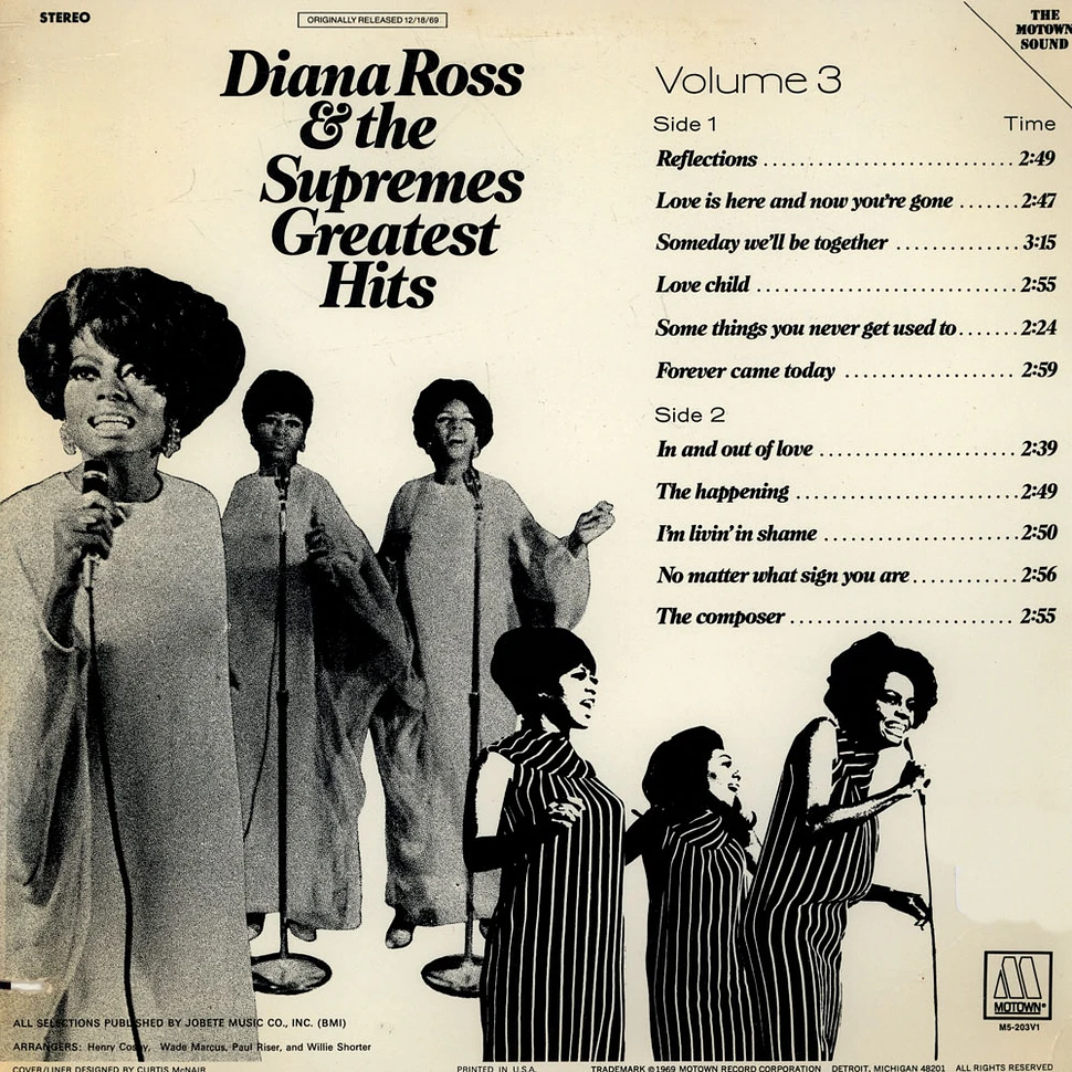 The Supremes - Greatest Hits Volume 3