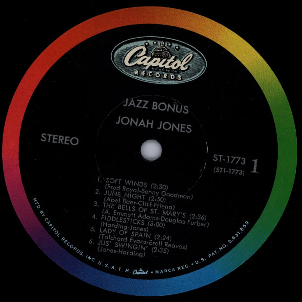 Jonah Jones - Jazz Bonus